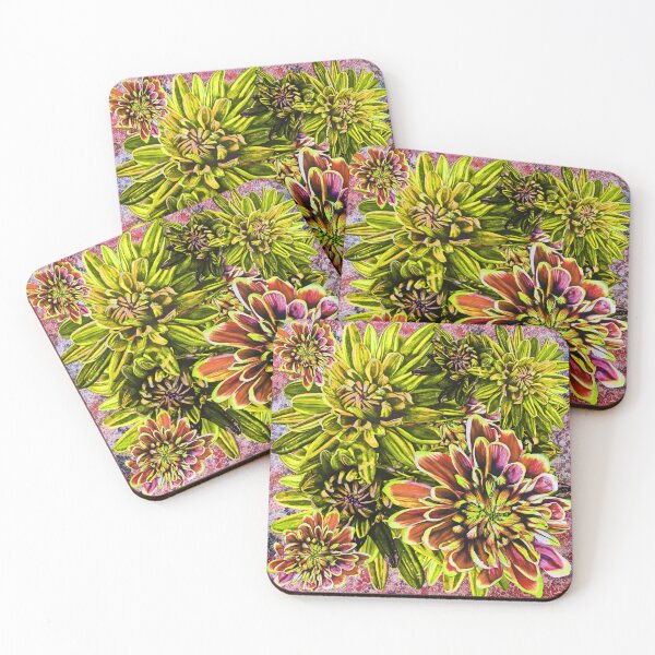 Item preview, Neon Yellow Chrysanthemums Background 2 designed and sold by nastiaart.