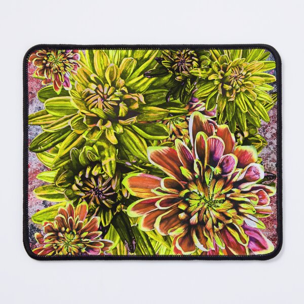 Item preview, Neon Yellow Chrysanthemums Background 2 designed and sold by nastiaart.