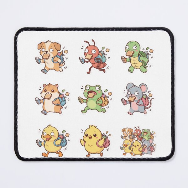 Item preview, Cute Back to School Animal Friends – Kawaii Backpack Sticker Collection designed and sold by abdelski.