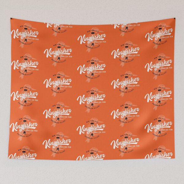Item preview, Kingfisher English Pub New York City Greenwich Village designed and sold by Hakuna Ricotta.