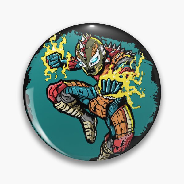 Item preview, Cyberpunk Luchador Alien OG Anime Art | Flame Wrestler Character Design designed and sold by Coder-T.