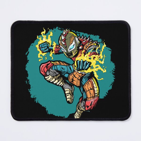Item preview, Cyberpunk Luchador Alien OG Anime Art | Flame Wrestler Character Design designed and sold by Coder-T.