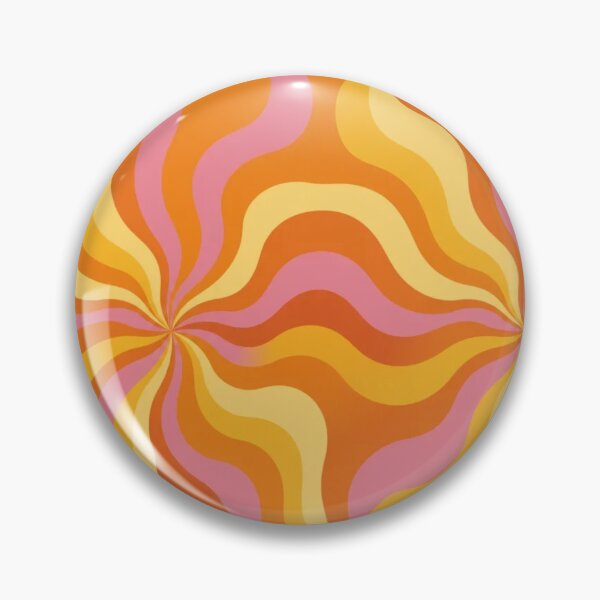 Item preview, Retro 70s Disco Rainbow Stripe Sunburst Wavy Repeat designed and sold by StickyGuys.