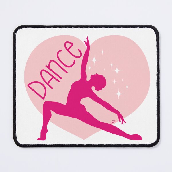 Item preview, Dance Heart Silhouette Pink designed and sold by BibidibuDesigns.