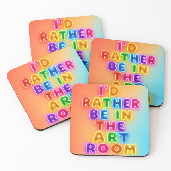 Item preview, I'd Rather Be In The Art Room designed and sold by ThatCoolArtTeacher.