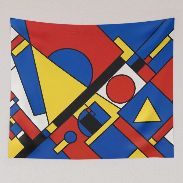 Item preview, Modern Geometric Abstraction – Bauhaus Style designed and sold by Timegraf.
