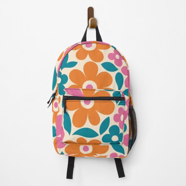 Item preview, Retro 60s Mod Flower Power Bold Bloom Repeat designed and sold by StickyGuys.