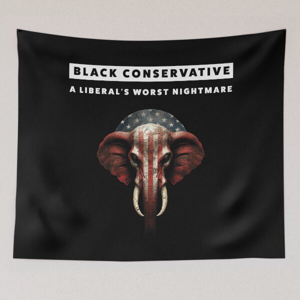 Item preview, Black Conservative A Liberals Worst Nightmare designed and sold by PolitiSized.
