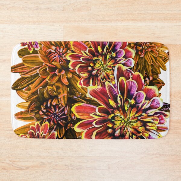 Item preview, Orange Chrysanthemums 1 designed and sold by nastiaart.