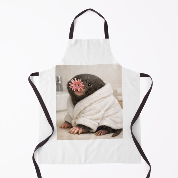 Item preview, Cozy Bathrobe Star-Nosed Mole designed and sold by Sillytoe.
