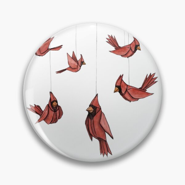 Item preview, Listen – Red Cardinal Mobile Watercolor Illustration designed and sold by A-Szczesniak.