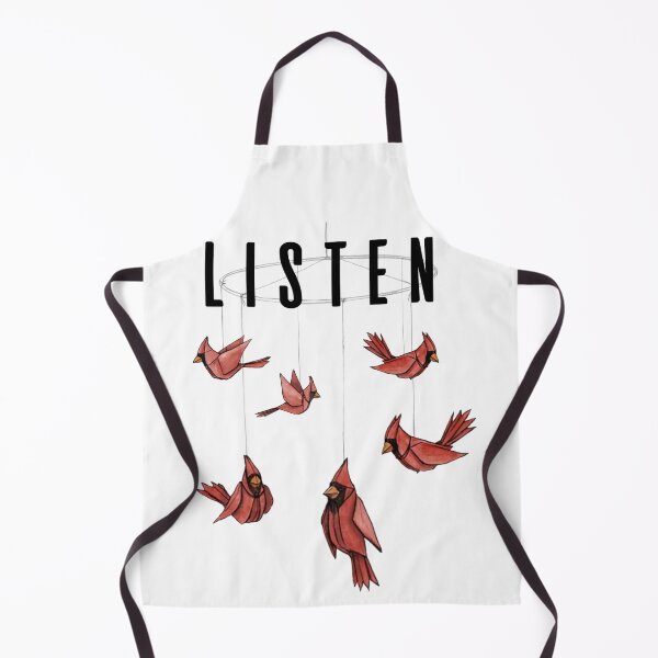 Item preview, Listen – Red Cardinal Mobile Watercolor Illustration designed and sold by A-Szczesniak.
