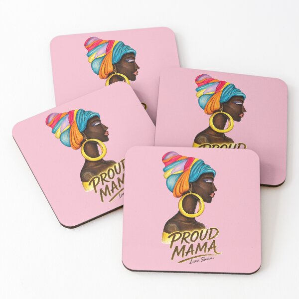 Item preview, PROUD MAMA | Strong Mom Portrait | Blush Pink Edition by Lana Swan designed and sold by Baroness Swan.