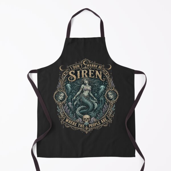 Item preview, Vintage Gothic Siren Shirt | I Don’t Wanna Be Where the People Are designed and sold by POD DYNASTY | Original Print On Demand T-Shirt Graphics.