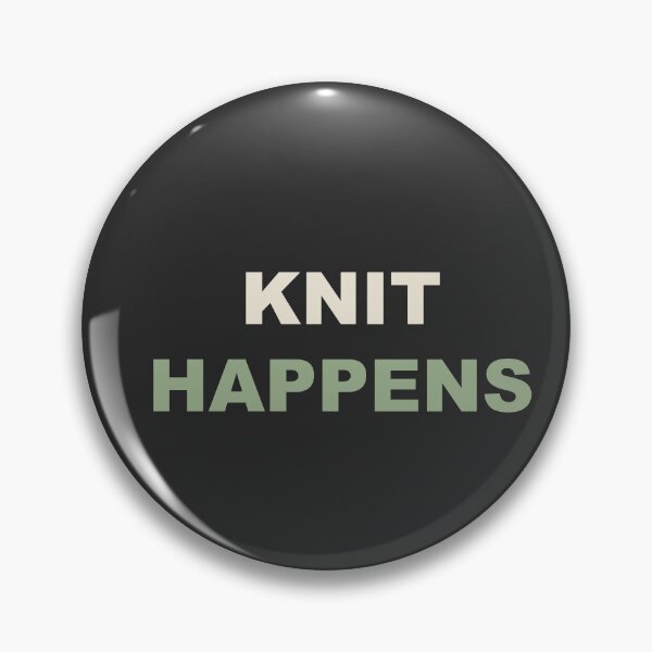 Item preview, Knit Happens - Funny Knitting designed and sold by RetroThreadWorks.