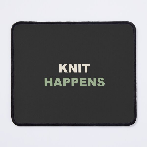 Item preview, Knit Happens - Funny Knitting designed and sold by RetroThreadWorks.