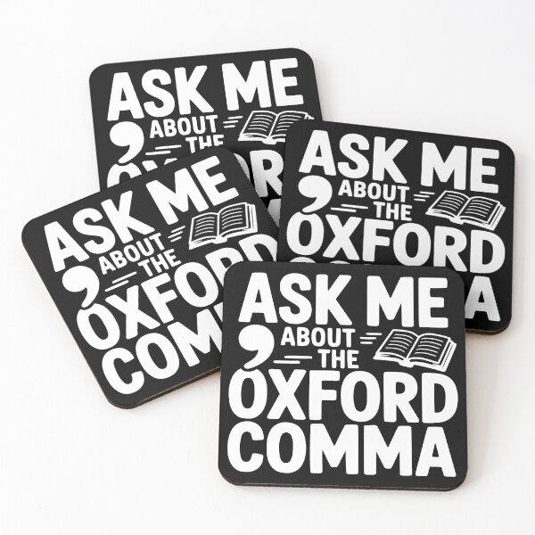 Item preview, Ask Me About the Oxford Comma designed and sold by theartfulaspie.