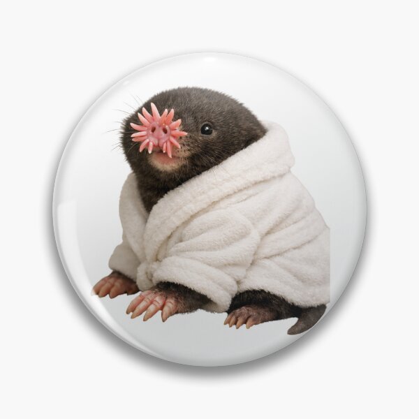 Item preview, Relaxing Bathrobe Star-Nosed Mole designed and sold by Sillytoe.