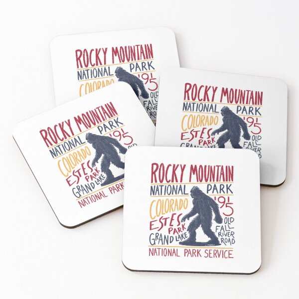 Item preview, Copy of Rocky Mountain National Park BigfootLabel designed and sold by John Morris Illustration.