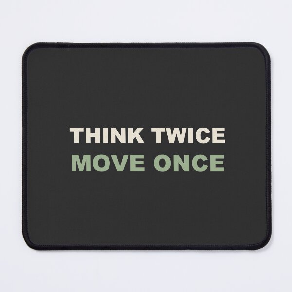 Item preview, Think Twice Move Once - Funny Chess designed and sold by RetroThreadWorks.
