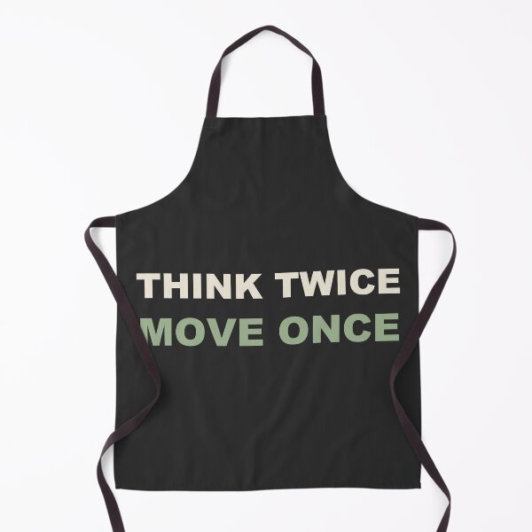 Item preview, Think Twice Move Once - Funny Chess designed and sold by RetroThreadWorks.