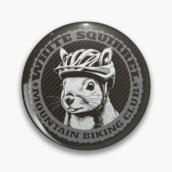 Item preview, WHITE SQUIRREL MOUNTAIN BIKING CLUB designed and sold by Wander X Design.