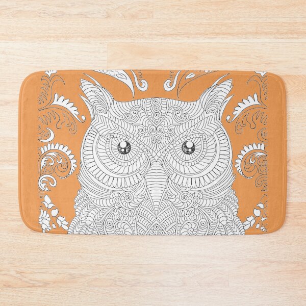 Item preview, Intricate Owl Coloring Page For Custom Apparel designed and sold by Outlet Raloel.