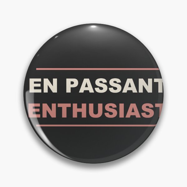 Item preview, En Passant Enthusiast - Funny Chess designed and sold by RetroThreadWorks.