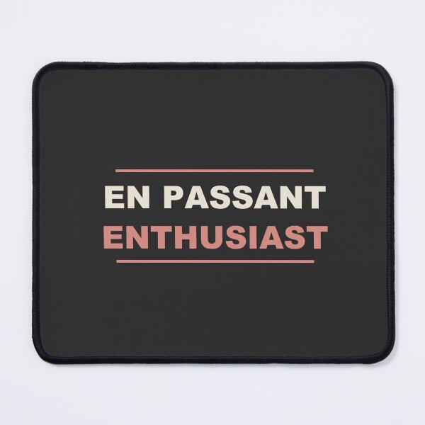 Item preview, En Passant Enthusiast - Funny Chess designed and sold by RetroThreadWorks.