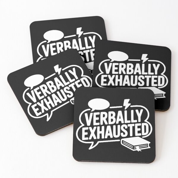 Item preview, Verbally Exhausted designed and sold by theartfulaspie.