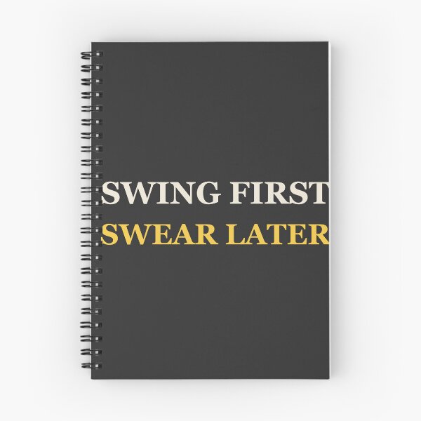Item preview, Swing First Swear Later - Funny Golf designed and sold by RetroThreadWorks.