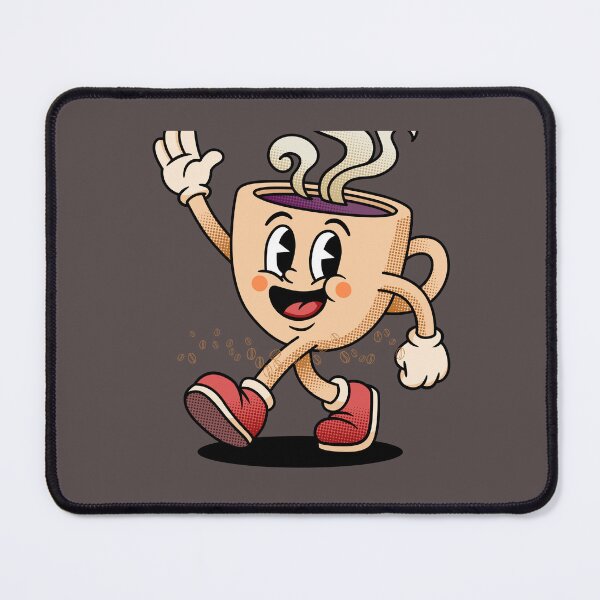 Item preview, Cute Vintage Coffee Cup Cartoon Character designed and sold by BoldcreationsM.