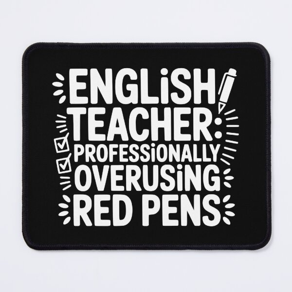 Item preview, English Teacher: Professionally Overusing Red Pens designed and sold by theartfulaspie.