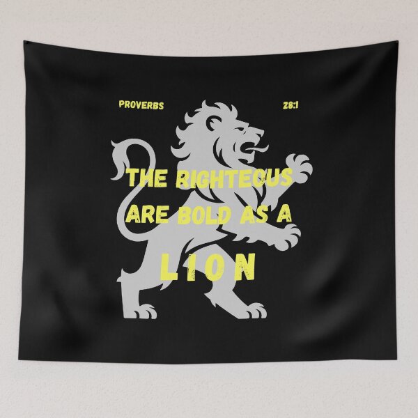 Item preview, Righteous Are Bold As A Lion designed and sold by Drami21.