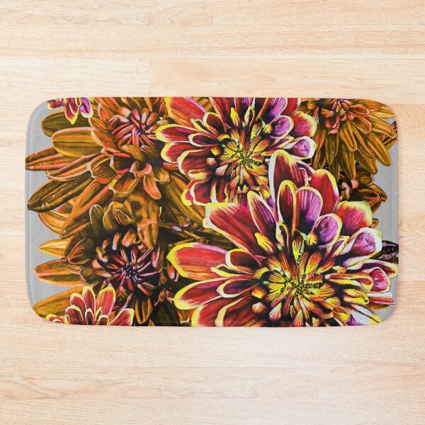 Item preview, Orange Chrysanthemums 2 designed and sold by nastiaart.