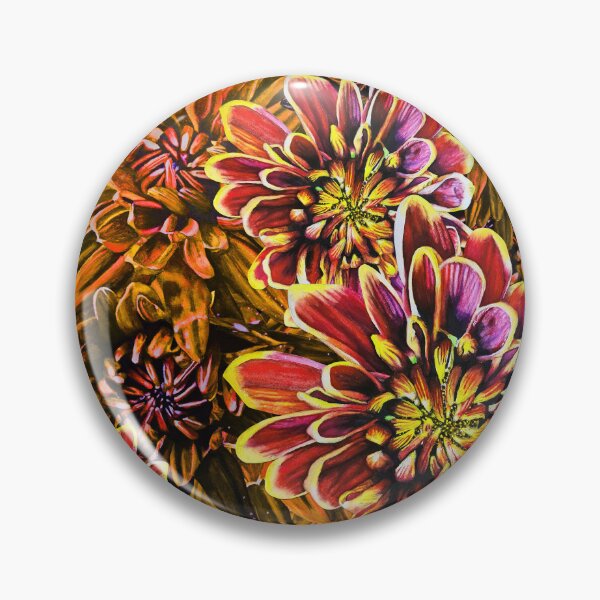 Item preview, Orange Chrysanthemums 3 designed and sold by nastiaart.