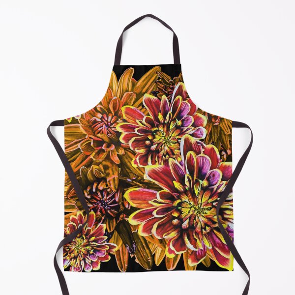 Item preview, Orange Chrysanthemums 3 designed and sold by nastiaart.