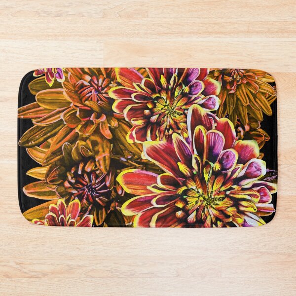 Item preview, Orange Chrysanthemums 3 designed and sold by nastiaart.