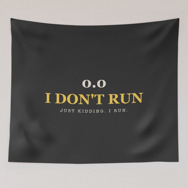 Item preview, 0.0 I Don't Run - Funny Running designed and sold by RetroThreadWorks.