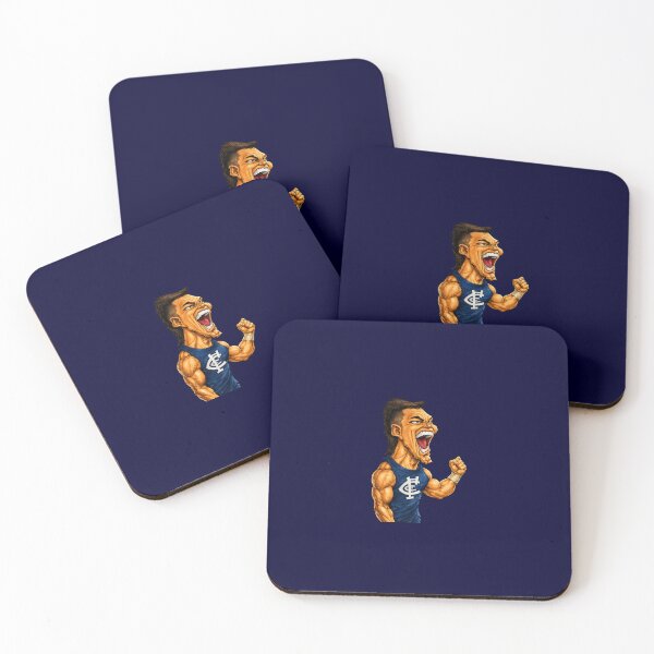 Item preview, Patrick Cripps Cartoon Drawing Carlton Blues AFL designed and sold by Luke Foran Sports Art.