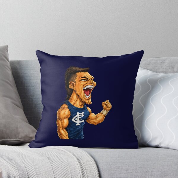 Item preview, Patrick Cripps Cartoon Drawing Carlton Blues AFL designed and sold by Luke Foran Sports Art.