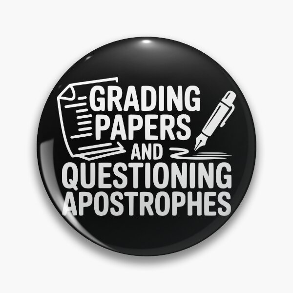 Item preview, Grading Papers and Questioning Apostrophes designed and sold by theartfulaspie.