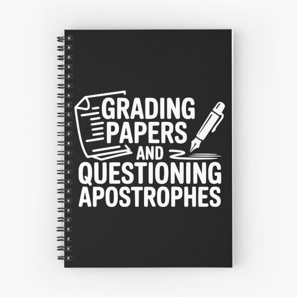 Item preview, Grading Papers and Questioning Apostrophes designed and sold by theartfulaspie.