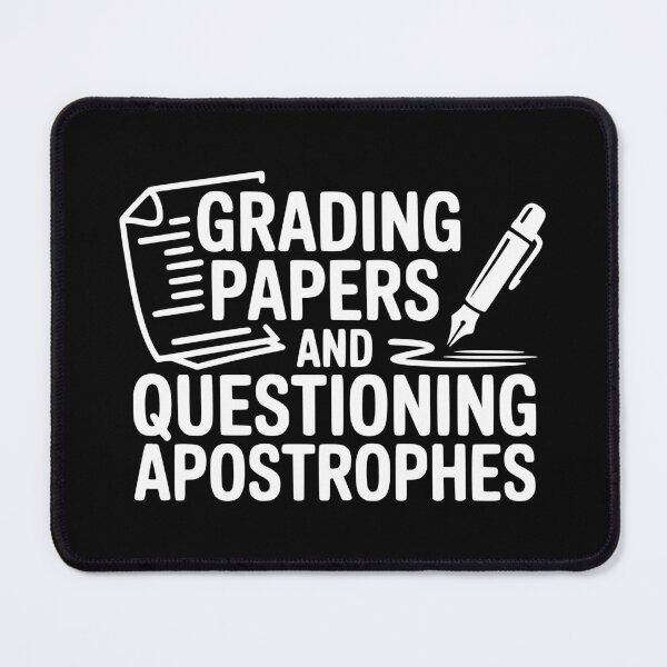 Item preview, Grading Papers and Questioning Apostrophes designed and sold by theartfulaspie.