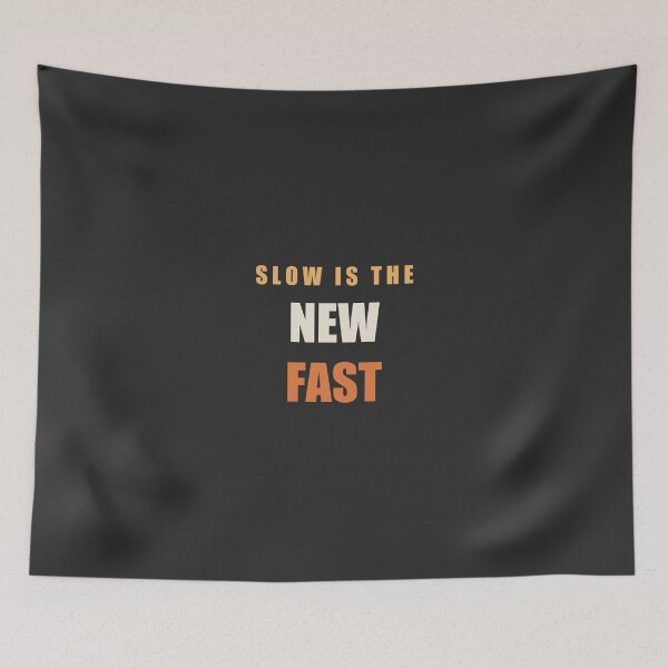 Item preview, Slow Is The New Fast - Funny Running designed and sold by RetroThreadWorks.