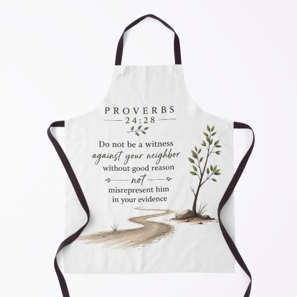 Item preview, Proverbs 24:28 Bible Verse Minimalist Christian Wall Art | Do Not Bear False Witness Scripture Design designed and sold by Fabrifrank.