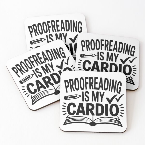 Item preview, Proofreading Is My Cardio designed and sold by theartfulaspie.