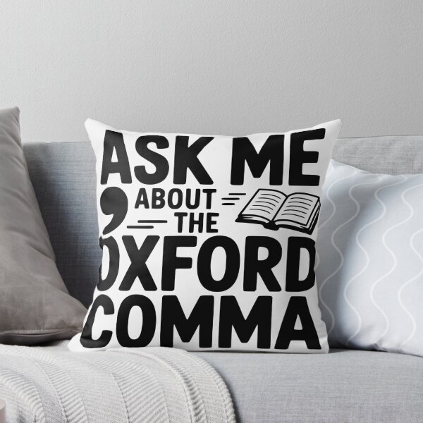 Item preview, Ask Me About the Oxford Comma designed and sold by theartfulaspie.