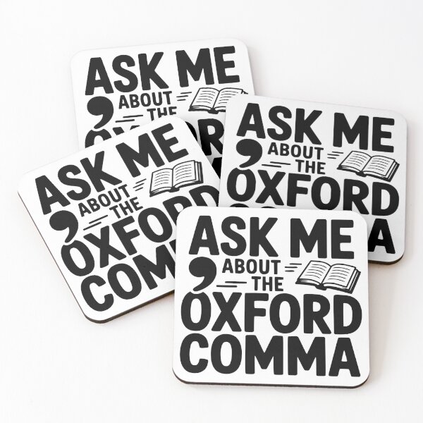 Item preview, Ask Me About the Oxford Comma designed and sold by theartfulaspie.