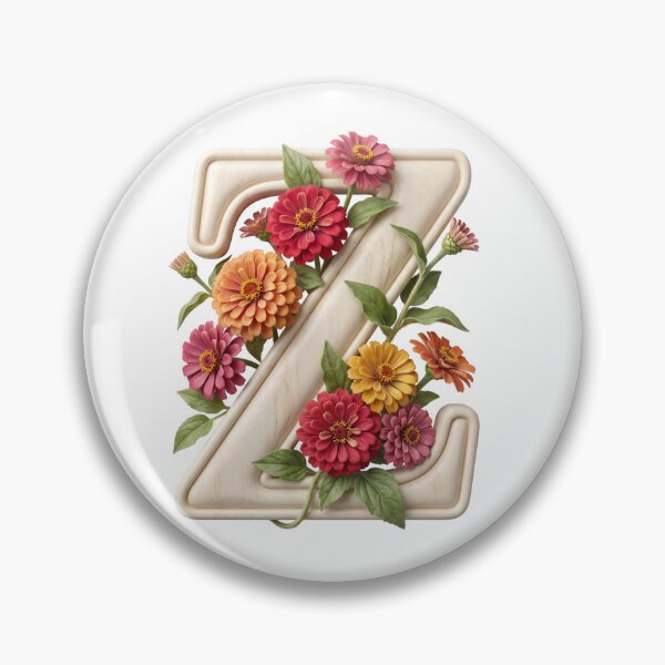 Item preview, Botanical Floral Letter Z Monogram designed and sold by Helenaphotoart.
